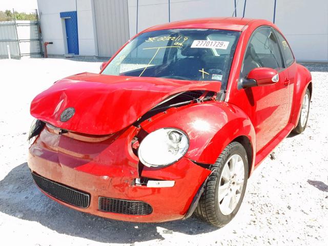 3VWPW31C18M503260 - 2008 VOLKSWAGEN NEW BEETLE წითელი ფოტო 2