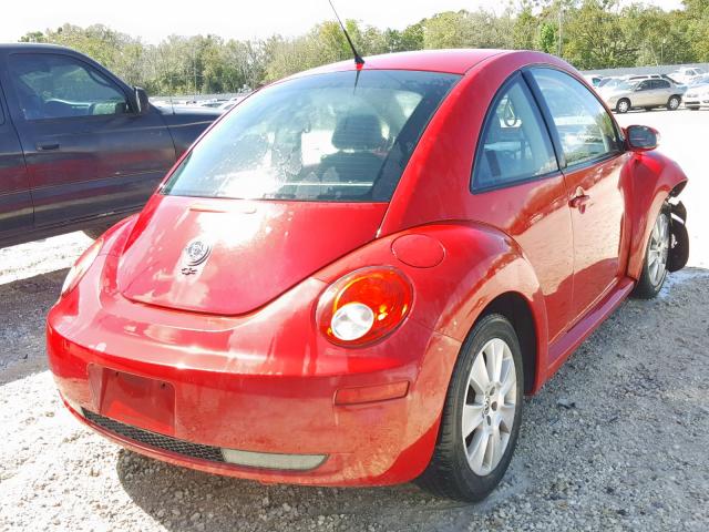 3VWPW31C18M503260 - 2008 VOLKSWAGEN NEW BEETLE წითელი ფოტო 4