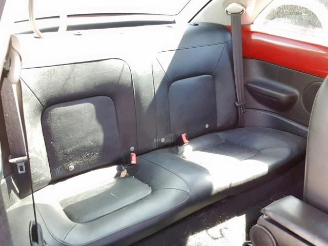 3VWPW31C18M503260 - 2008 VOLKSWAGEN NEW BEETLE წითელი ფოტო 6