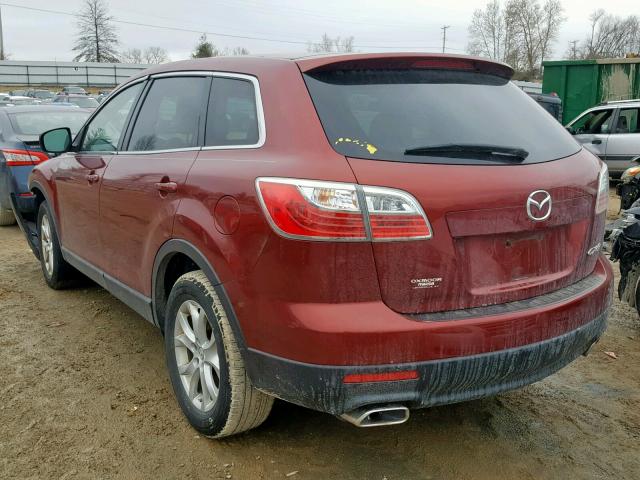 JM3TB2CA0B0320758 - 2011 MAZDA CX-9 MAROON photo 3