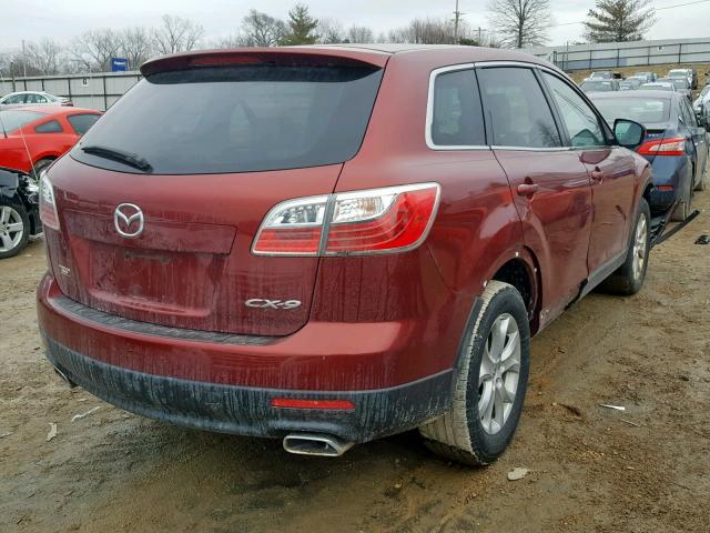 JM3TB2CA0B0320758 - 2011 MAZDA CX-9 MAROON photo 4