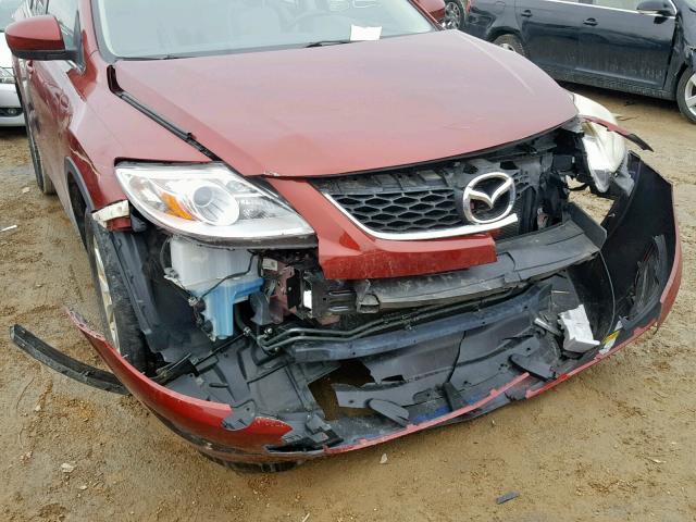 JM3TB2CA0B0320758 - 2011 MAZDA CX-9 MAROON photo 9