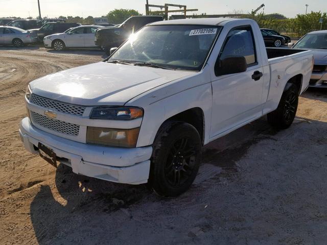 1GCCS148768190516 - 2006 CHEVROLET COLORADO WHITE photo 2