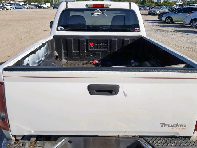 1GCCS148768190516 - 2006 CHEVROLET COLORADO WHITE photo 6