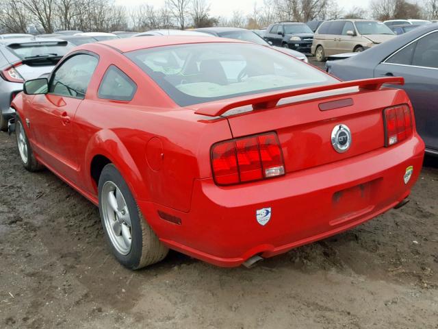 1ZVHT82H195142592 - 2009 FORD MUSTANG GT RED photo 3