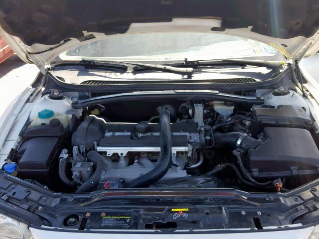 YV1RS592X82676579 - 2008 VOLVO S60 2.5T WHITE photo 7