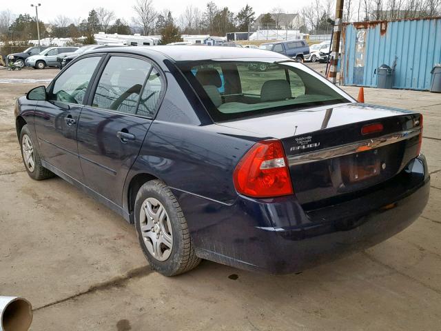 1G1ZS51F06F157270 - 2006 CHEVROLET MALIBU LS BLUE photo 3