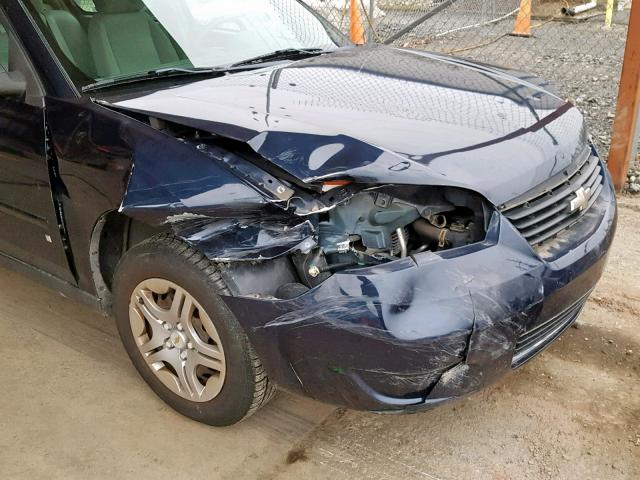 1G1ZS51F06F157270 - 2006 CHEVROLET MALIBU LS BLUE photo 9