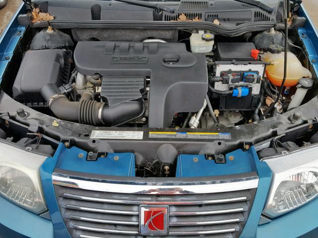 1G8AL52F55Z146398 - 2005 SATURN ION LEVEL BLUE photo 7