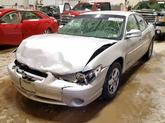 1G2WK52JX3F142899 - 2003 PONTIAC GRAND PRIX GRAY photo 2