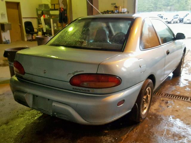 JA3AA11A7TU031692 - 1996 MITSUBISHI MIRAGE S TEAL photo 4