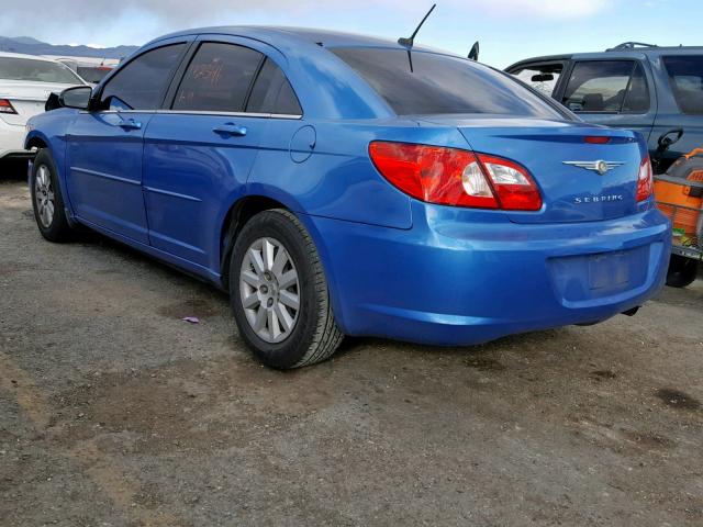 1C3LC46KX8N185763 - 2008 CHRYSLER SEBRING LX BLUE photo 3