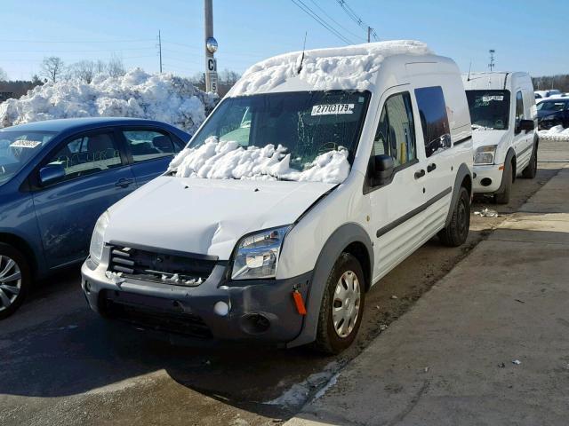 NM0LS6AN6DT135845 - 2013 FORD TRANSIT CO WHITE photo 2