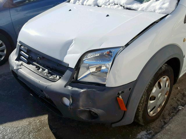 NM0LS6AN6DT135845 - 2013 FORD TRANSIT CO WHITE photo 9