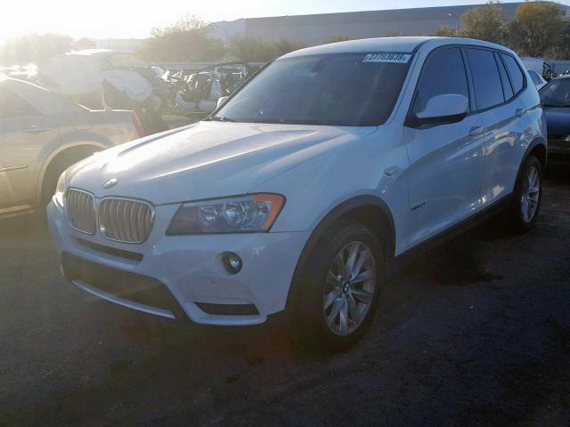 5UXWX9C56D0A29978 - 2013 BMW X3 XDRIVE2 WHITE photo 2