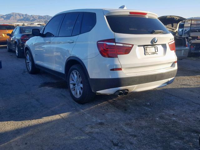 5UXWX9C56D0A29978 - 2013 BMW X3 XDRIVE2 WHITE photo 3