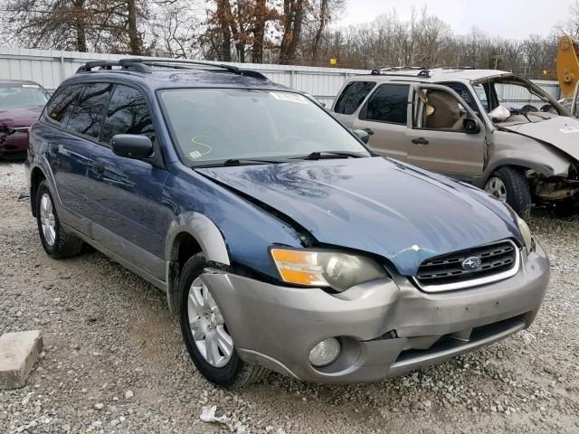 4S4BP61C857366444 - 2005 SUBARU LEGACY OUT BLUE photo 1