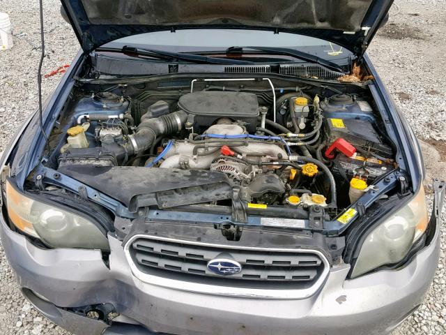 4S4BP61C857366444 - 2005 SUBARU LEGACY OUT BLUE photo 7