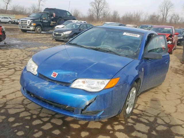 1G8AN12FX4Z104343 - 2004 SATURN ION LEVEL BLUE photo 2