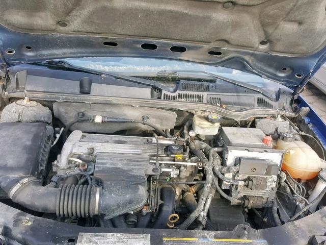 1G8AN12FX4Z104343 - 2004 SATURN ION LEVEL BLUE photo 7