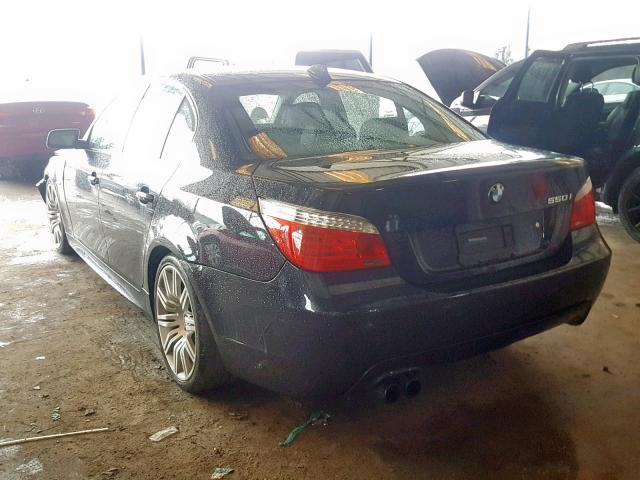 WBANW53569CT55577 - 2009 BMW 550 I BLACK photo 3