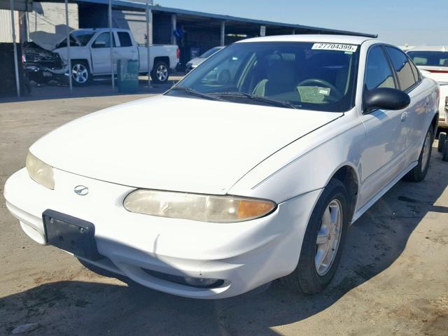 1G3NL52E94C119012 - 2004 OLDSMOBILE ALERO GL WHITE photo 2