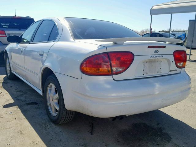 1G3NL52E94C119012 - 2004 OLDSMOBILE ALERO GL WHITE photo 3