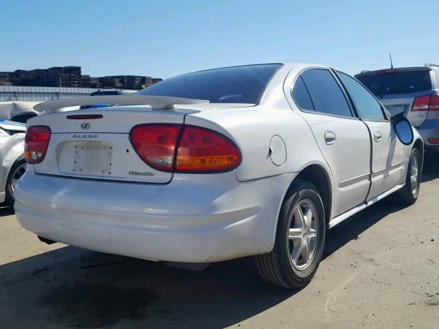 1G3NL52E94C119012 - 2004 OLDSMOBILE ALERO GL WHITE photo 4