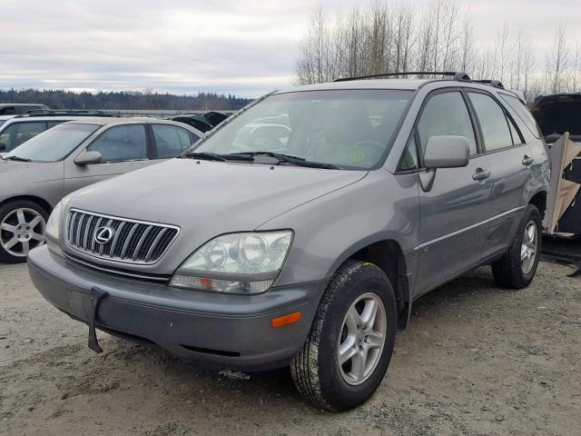 JTJGF10U030157521 - 2003 LEXUS RX 300 SILVER photo 2