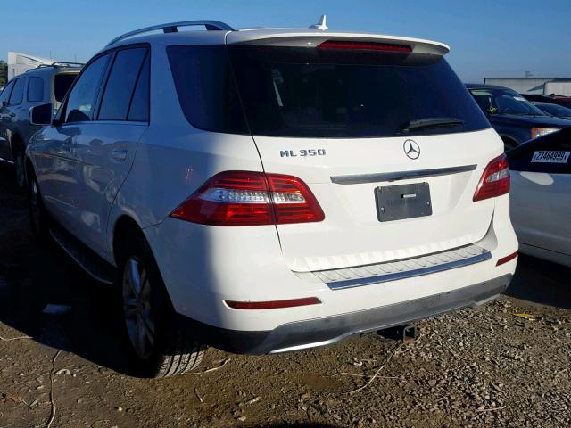 4JGDA5JB5FA618358 - 2015 MERCEDES-BENZ ML 350 WHITE photo 3