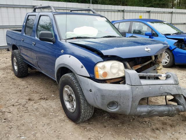 1N6ED27T31C323302 - 2001 NISSAN FRONTIER C BLUE photo 1