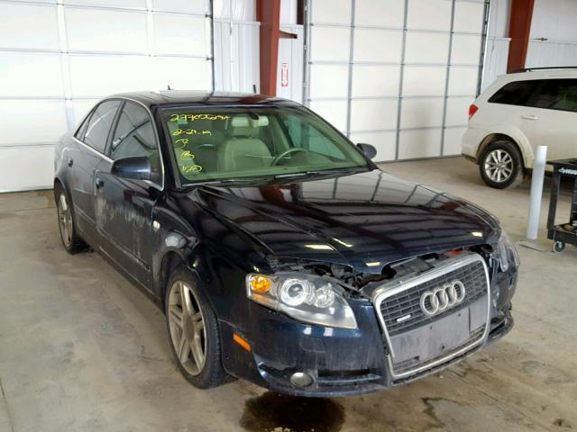 WAUDF78E77A236039 - 2007 AUDI A4 S-LINE BLUE photo 1