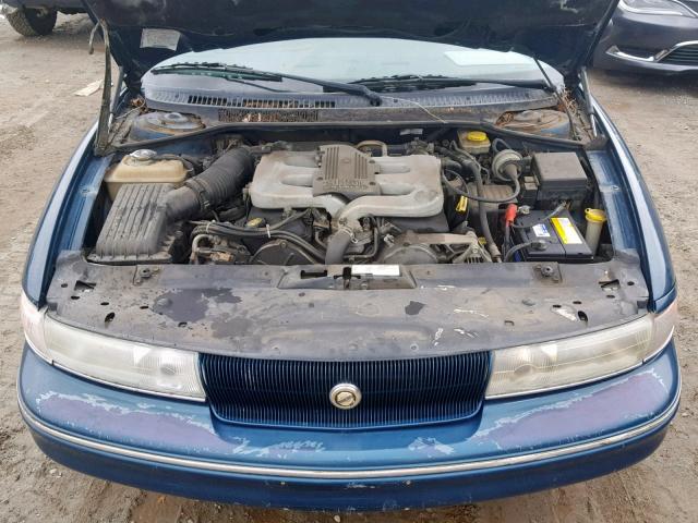 2C3HC56F5VH772827 - 1997 CHRYSLER LHS BLUE photo 7