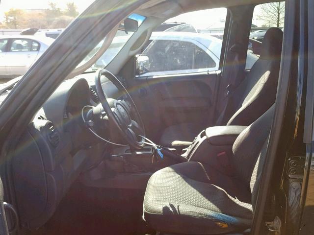 1J4GL48K73W697178 - 2003 JEEP LIBERTY SP BLACK photo 5