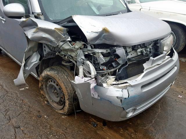 JN8AZ2KR0BT208774 - 2011 NISSAN CUBE BASE SILVER photo 9