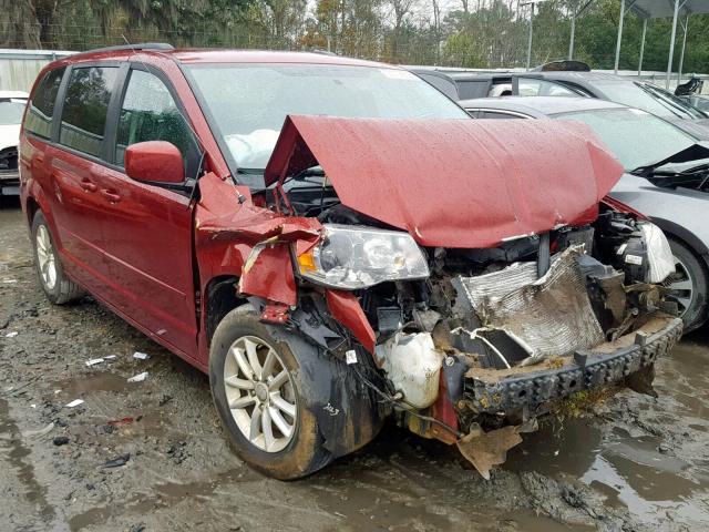 2C4RDGCG0GR312414 - 2016 DODGE GRAND CARA MAROON photo 1