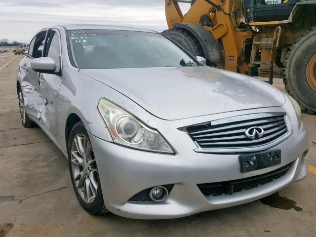 JN1CV6AP1CM621325 - 2012 INFINITI G37 BASE SILVER photo 1