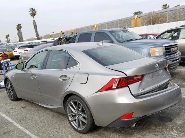 JTHBF1D21F5056600 - 2015 LEXUS IS 250 GRAY photo 3