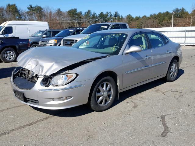 2G4WD582881195567 - 2008 BUICK LACROSSE C SILVER photo 2