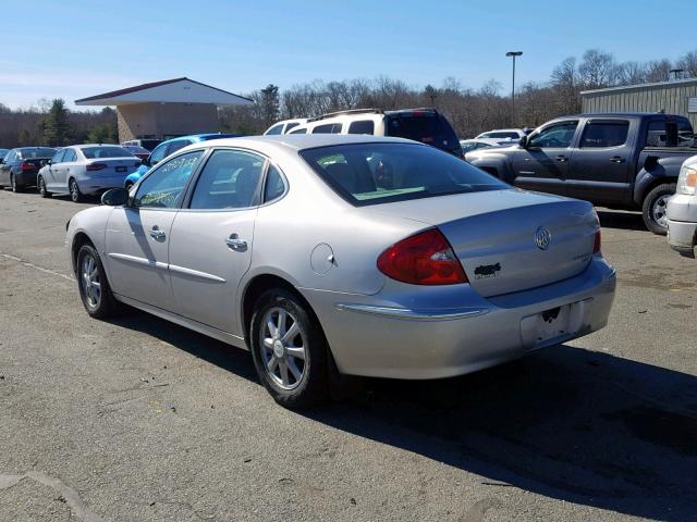 2G4WD582881195567 - 2008 BUICK LACROSSE C SILVER photo 3