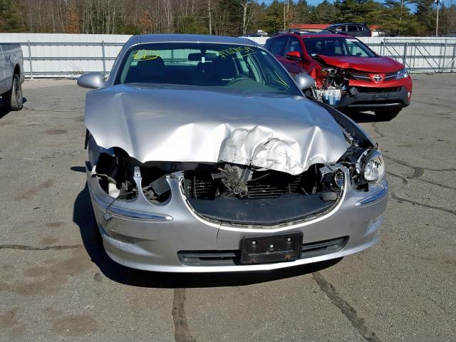 2G4WD582881195567 - 2008 BUICK LACROSSE C SILVER photo 9