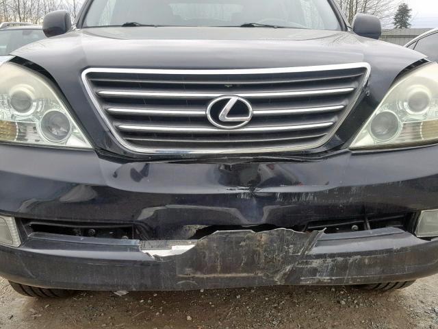 JTJBT20X150093091 - 2005 LEXUS GX 470 BLACK photo 9