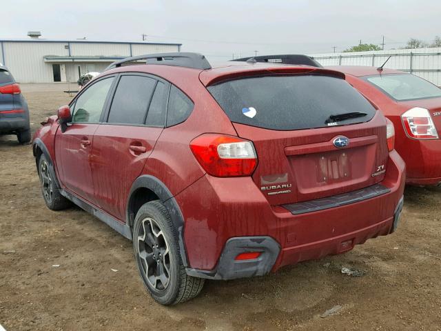 JF2GPAGC2E8293040 - 2014 SUBARU XV CROSSTR MAROON photo 3