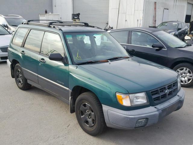 JF1SF6352WH776583 - 1998 SUBARU FORESTER L GREEN photo 1