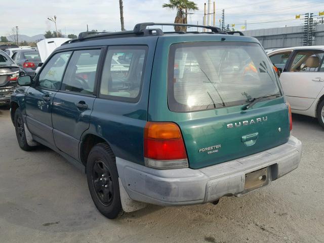 JF1SF6352WH776583 - 1998 SUBARU FORESTER L GREEN photo 3
