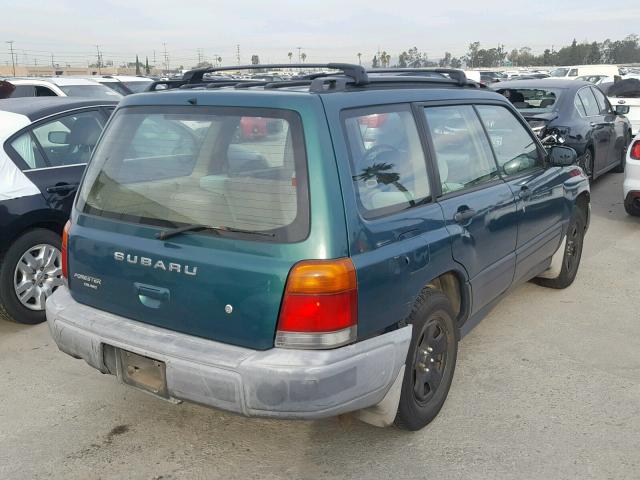 JF1SF6352WH776583 - 1998 SUBARU FORESTER L GREEN photo 4