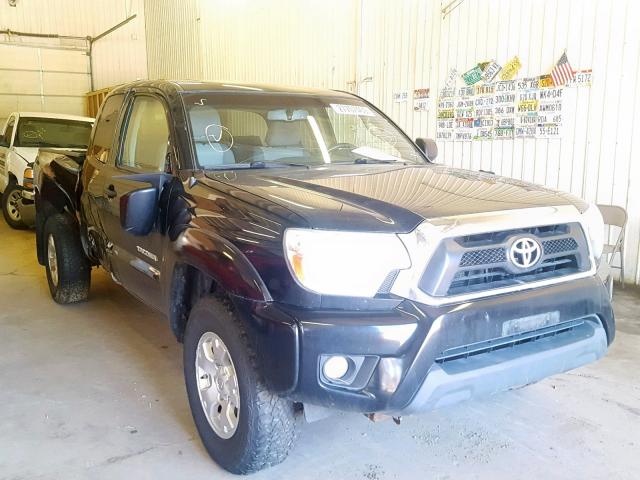 5TFUU4EN0DX057071 - 2013 TOYOTA TACOMA BLACK photo 1