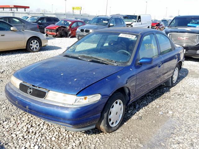 1MELM6533SK642578 - 1995 MERCURY MYSTIQUE G BLUE photo 2