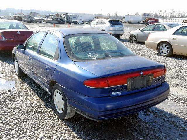 1MELM6533SK642578 - 1995 MERCURY MYSTIQUE G BLUE photo 3