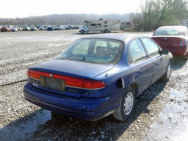 1MELM6533SK642578 - 1995 MERCURY MYSTIQUE G BLUE photo 4